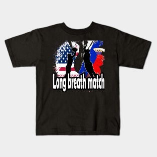 Long breath match : Politics and sport Kids T-Shirt